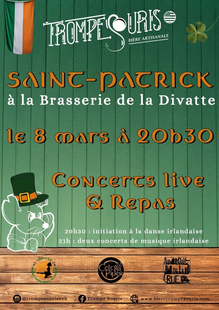 affiche de la brasserie de la divatte